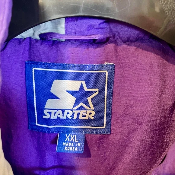 Kansas State Vintage XXL Y2K 90s Starter Jacket Coat Puffy Wildcats EUC Puffy